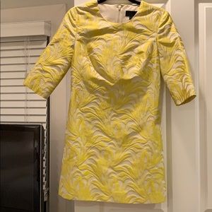 Intermix yellow appliqué dress size P